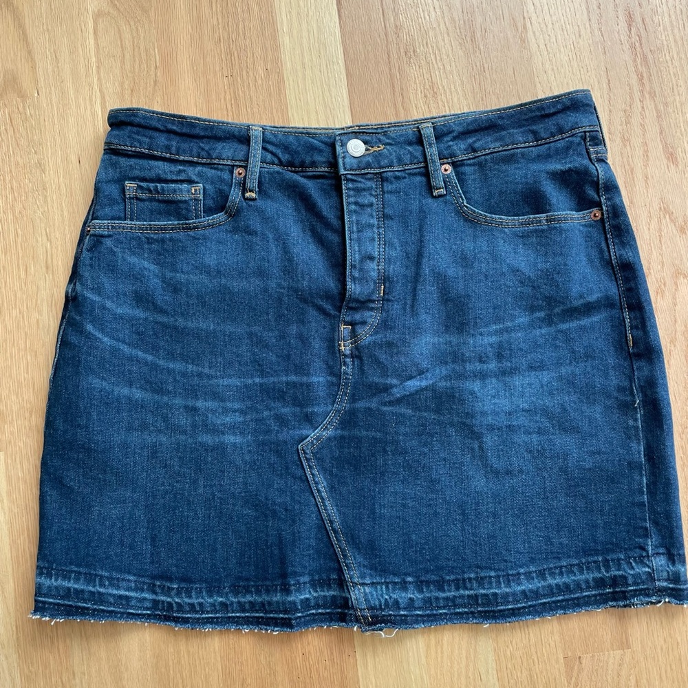 OLD NAVY denim stretch mini skirt